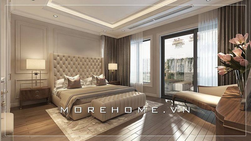Tuyển tập +21 phòng ngủ tân cổ điển thời thượng trong thiết kế nội thất chung cư Penthouse
