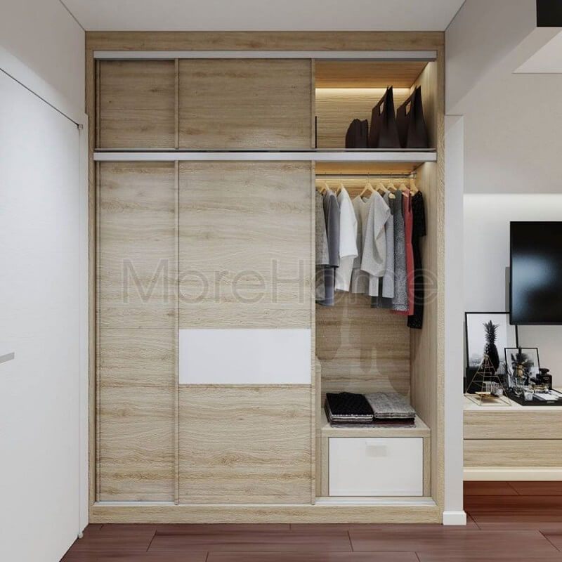29 Mẫu tủ quần áo đẹp cho thiết kế nội thất nhà chung cư hiện đại tại Hải Phòng
