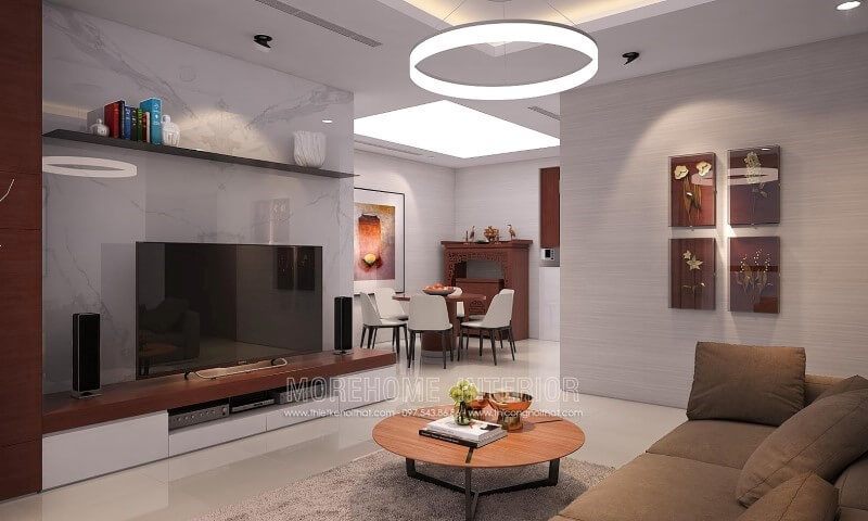 Bàn trà MH-HD052 là mẫu bàn trà tối giản dành cho phòng khách nhỏ chung cư